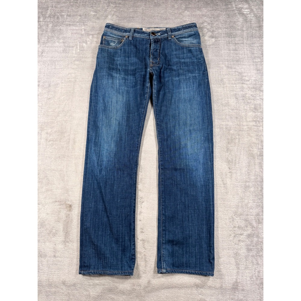 Jacob Cohen Jeans Mens 33 Blue J620 Comfort Tailored Japanese Denim Italy